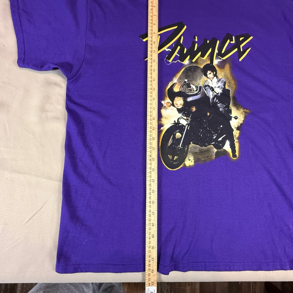 The Prince Estate Shirt Mens 2XL Purple Rain Graphic Revolution Motorcycle NWT - Picture 3 of 9